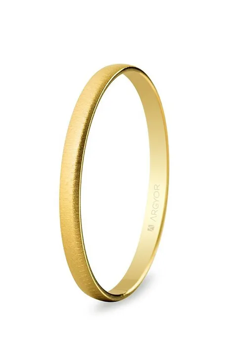 Alianza de oro amarillo 2mm. Argyor 50201T