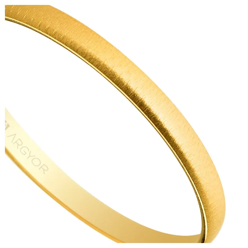 Alianza de oro amarillo 2mm. Argyor 50201T