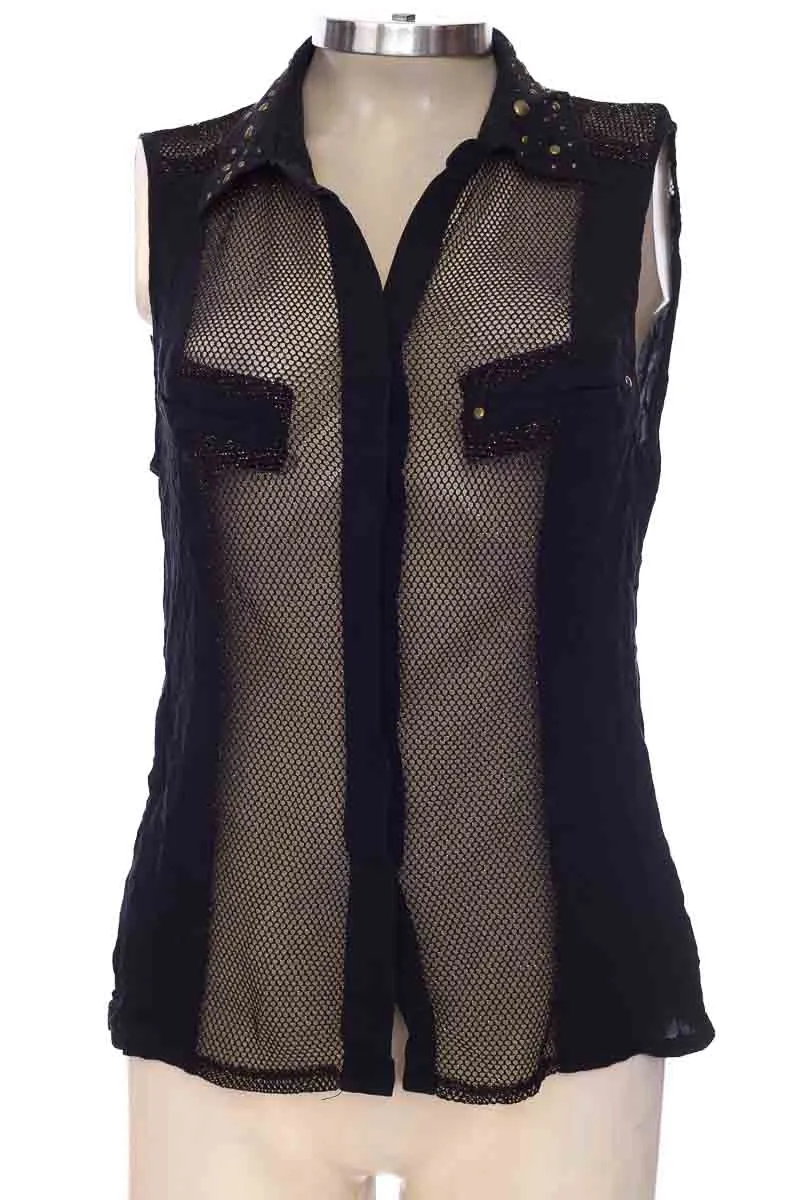 BLUSA COLOR NEGRO  LAFESTA