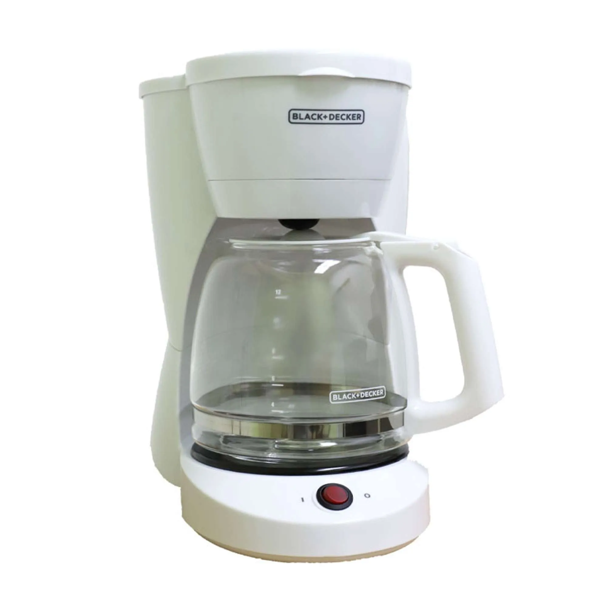 Cafetera Blanca de 12 Tazas Con Filtro Permanente