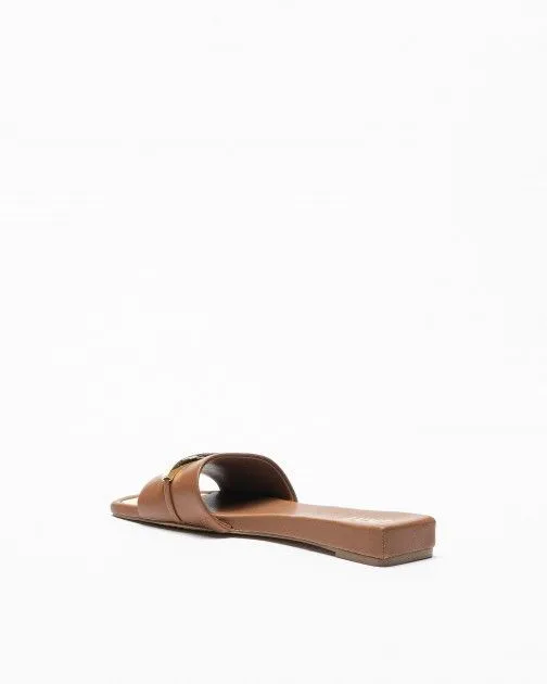 Chanclas pala Dkny Alaina Camel