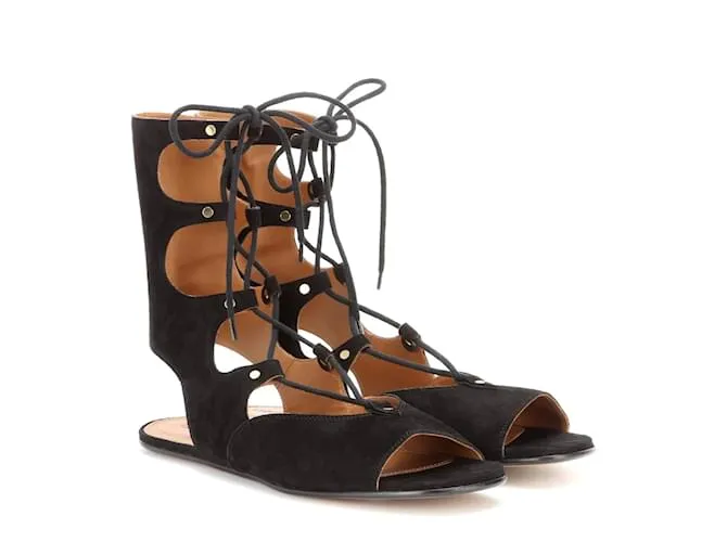 Chloé CHLOE Sandalias T.UE 37.5 ante Negro 