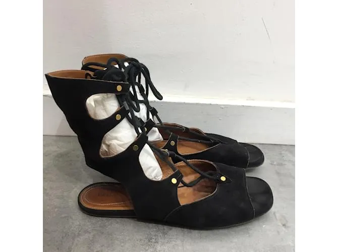 Chloé CHLOE Sandalias T.UE 37.5 ante Negro 