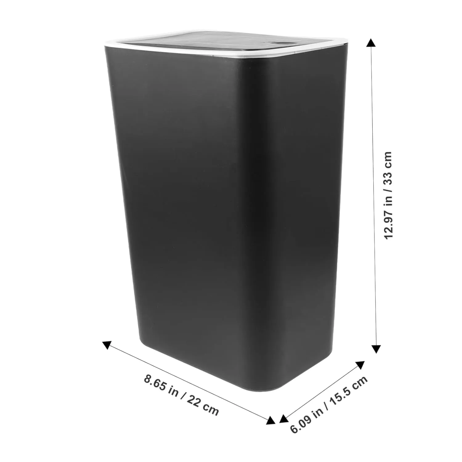 HOMSFOU Clasificación De Bote De Basura Contenedor De Cubo De Basura De Plastico Cesta De Basura Cubo De Basura Redondo Bote De 