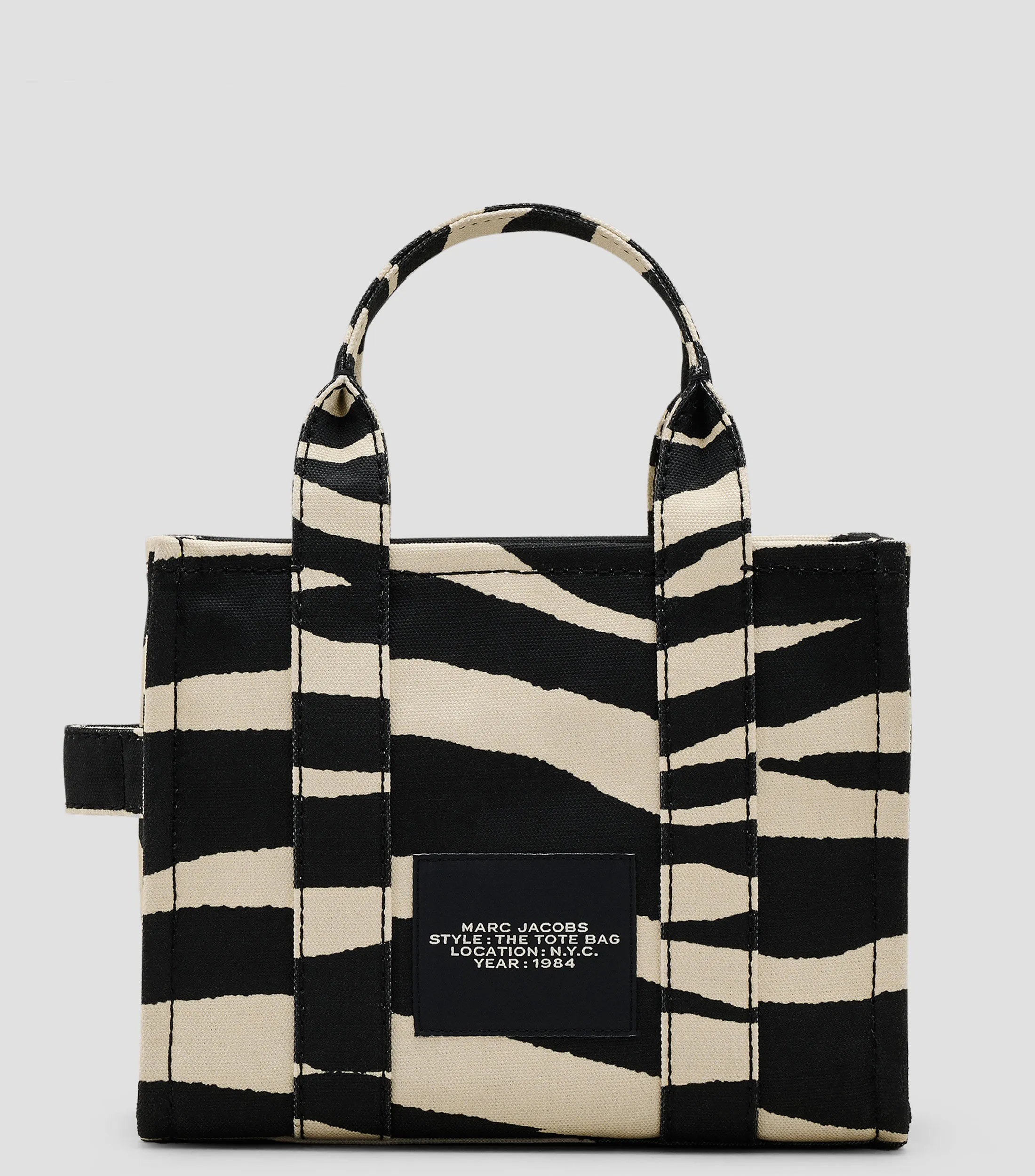 Marc Jacobs Bolso tote chico The Zebra Canvas Mujer