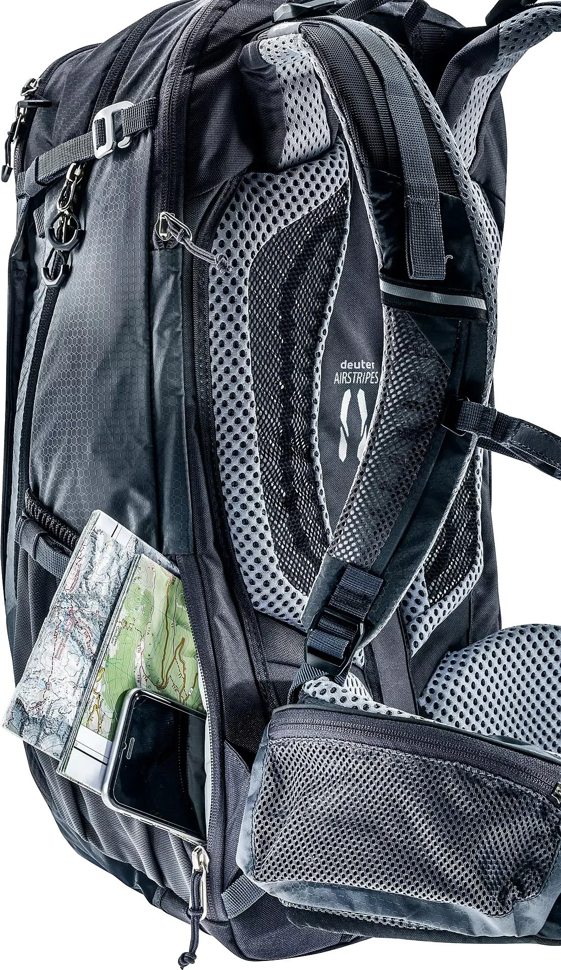 MOCHILA DEUTER TRANS ALPINE PRO 28  BLACK/GRAPHITE