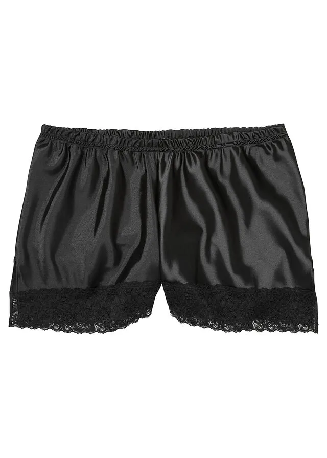 Pantalón corto de pijama Negro
