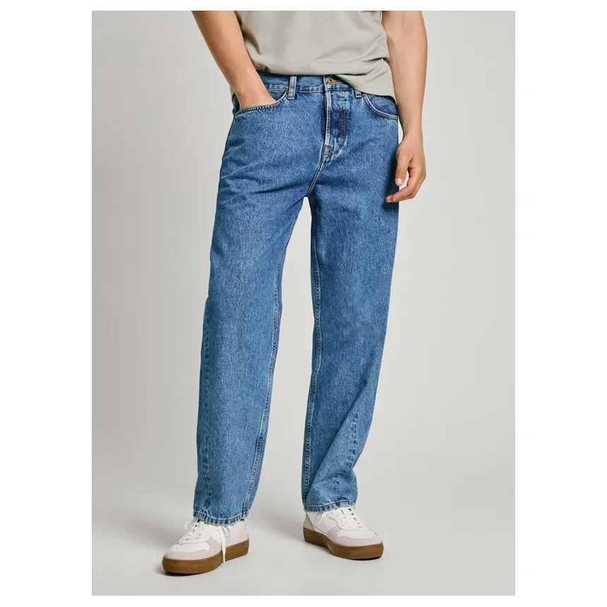 Pantalón Pepe Jeans London Barrel Para Hombre