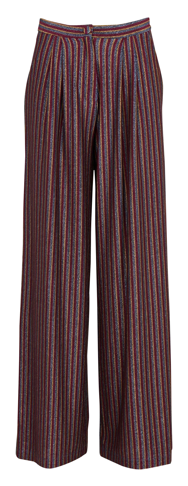 PATRICE  PANTALóN ANCHO CON EFECTO METALIZADO EN MULTICOLOR