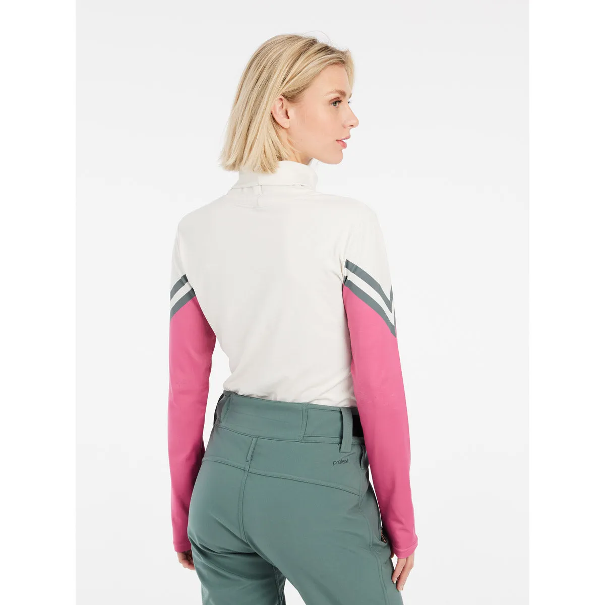 Polar Mujer Prtmerci 1/4 Zip Active Top Protest Lila