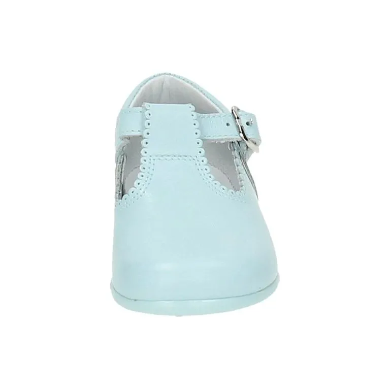 SANDALIAS DE PIEL AZUL CELESTE DE NIñO BAMBINELI 1305718 (TALLAS DE 18 A 26)