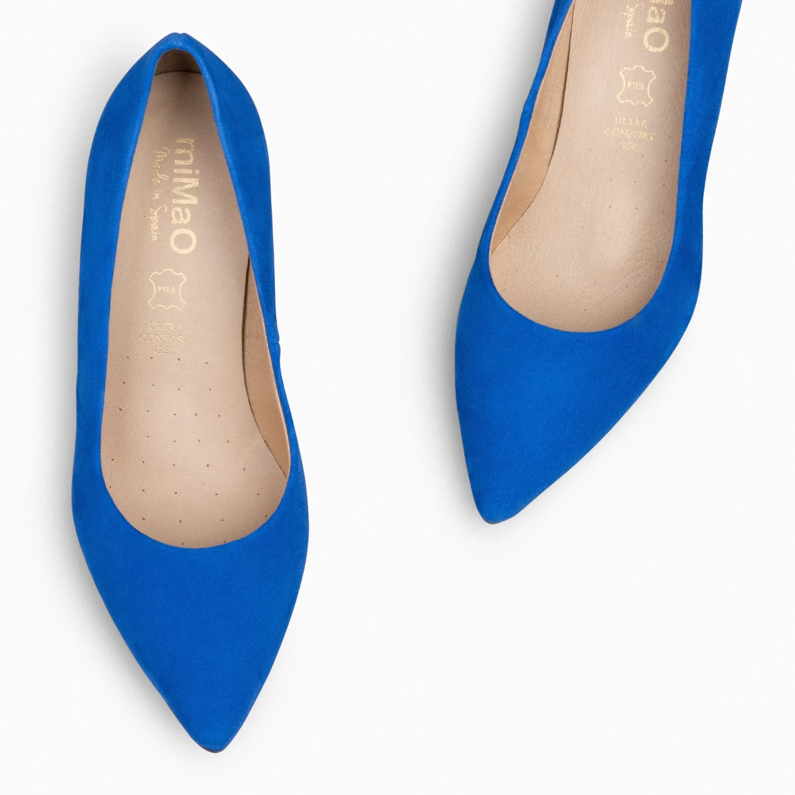 STILETTO  ZAPATOS DE TACóN DE AGUJA AZUL ELÉCTRICO