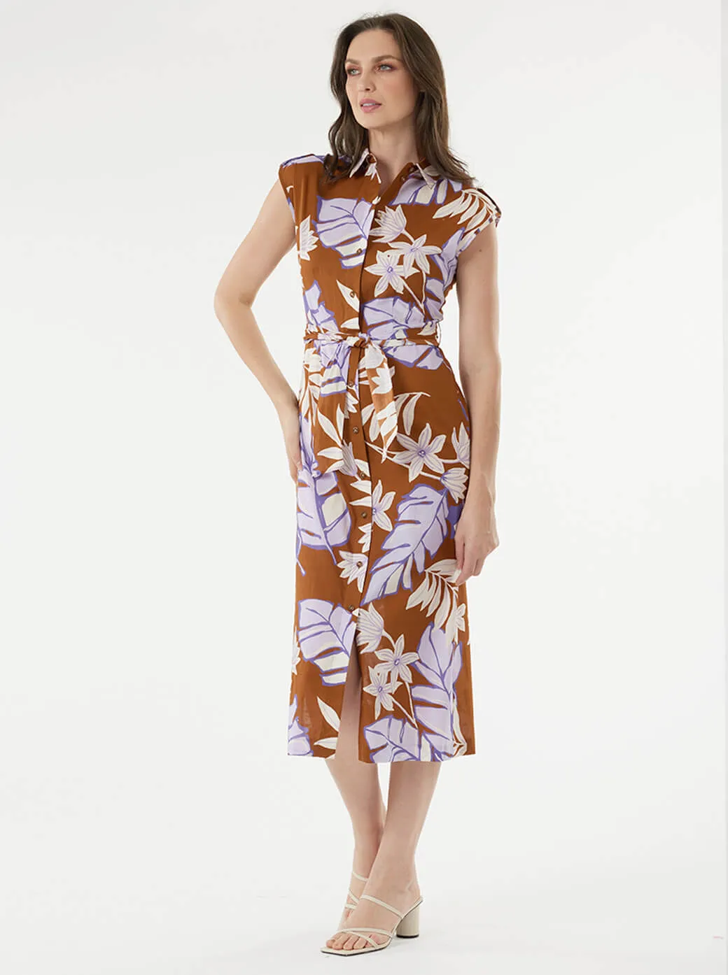 Vestido café Delilah