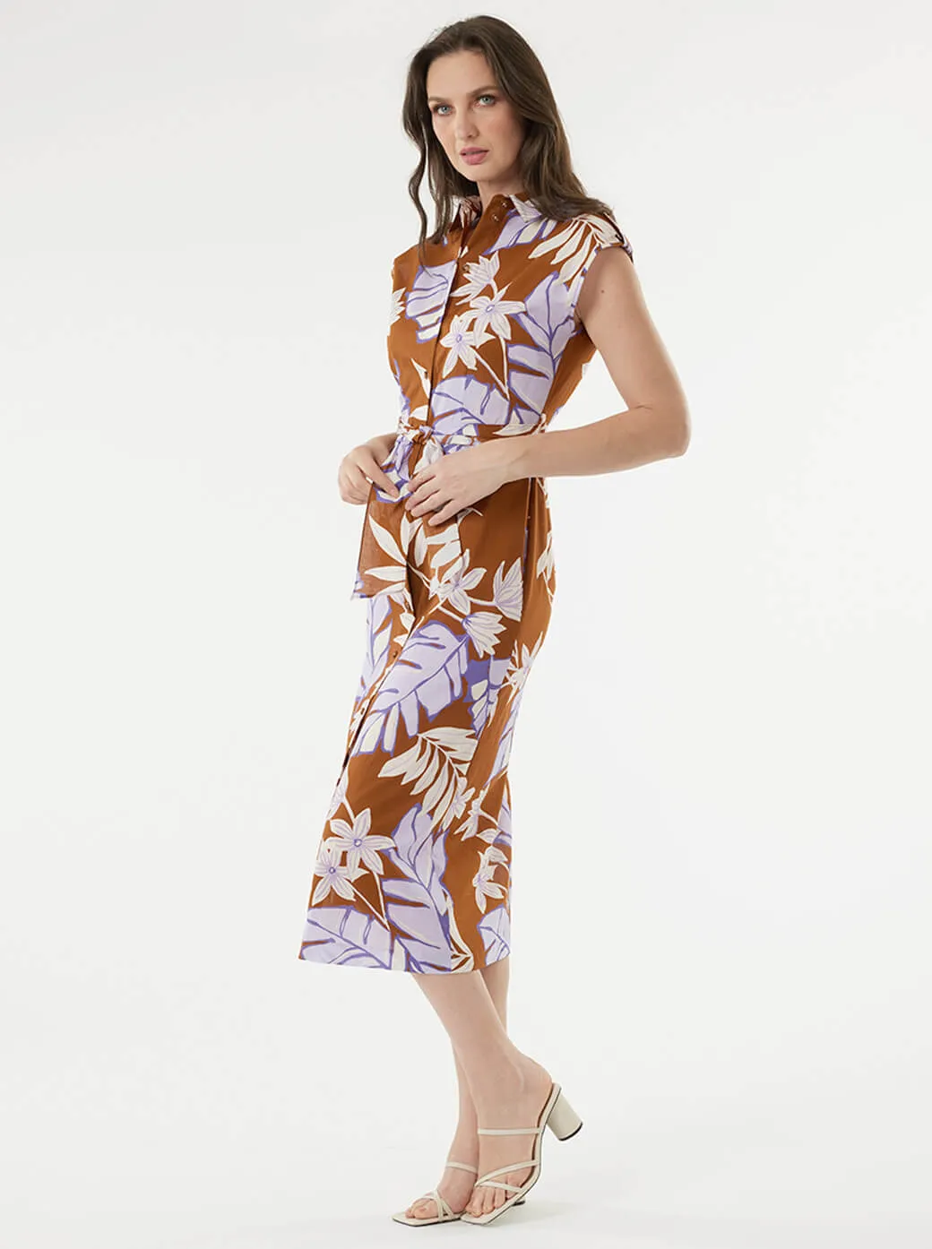 Vestido café Delilah